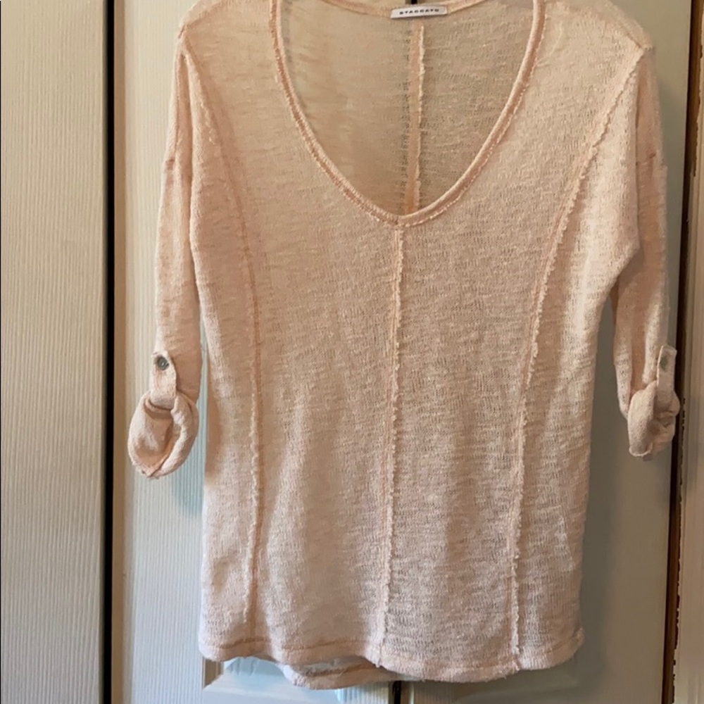 Light-weight cream sweater